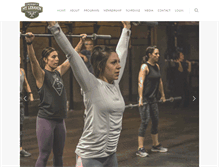 Tablet Screenshot of crossfitmtlebanon.com